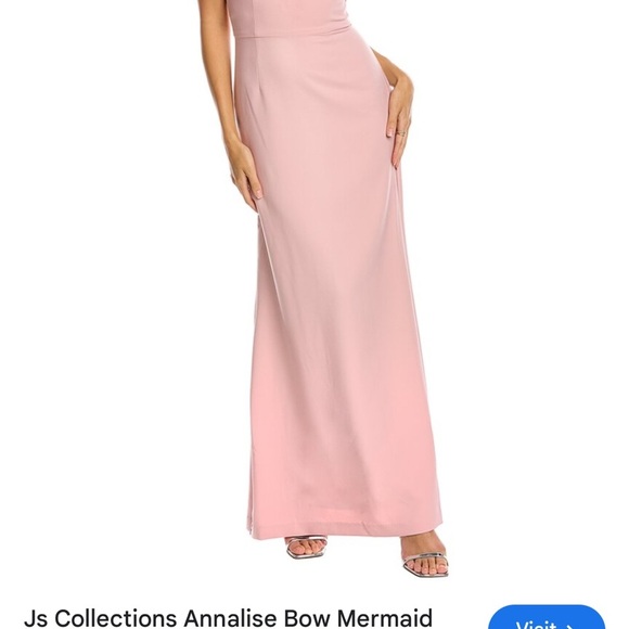NWT JS Collection Elegant Pink Evening Gown size 6 - Picture 2 of 10